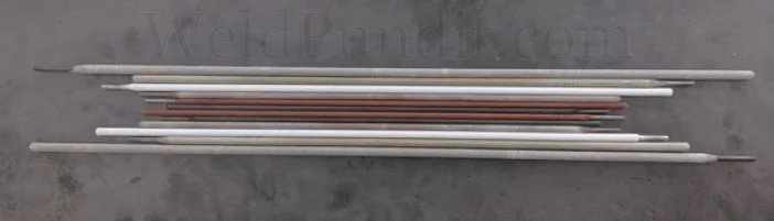 Stick welding (SMAW) covered electrodes
